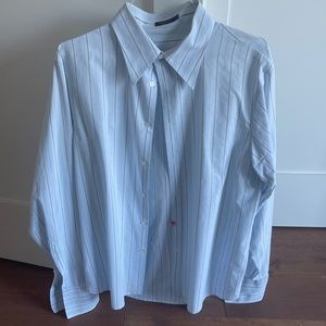 J. Lindeberg Twill Dress Shirt Button Up